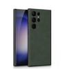 Skin Leather Hard Shell Phone Case For Samsung Galaxy S25 S24 Plus Ultra Shockproof Case