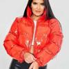 Parka Invernali da Donna con Zip, Giubbotti Streetwear a Manica Lunga con Zip, Giubbotti Casual in Piuma e Lana Slim