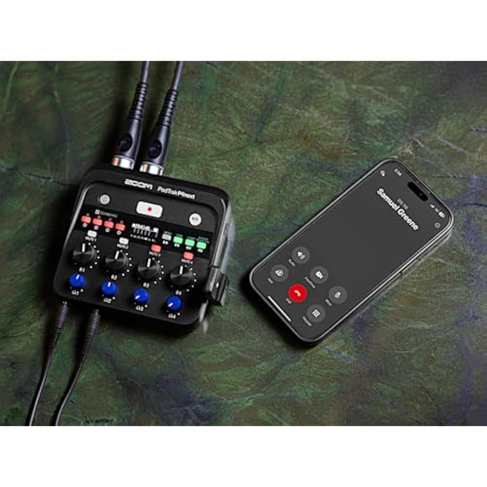 ZOOM Zoom P4 Next [AI Noise Removal] 4 People Simultaneous Recording Smartphone Compatible Podcas...
