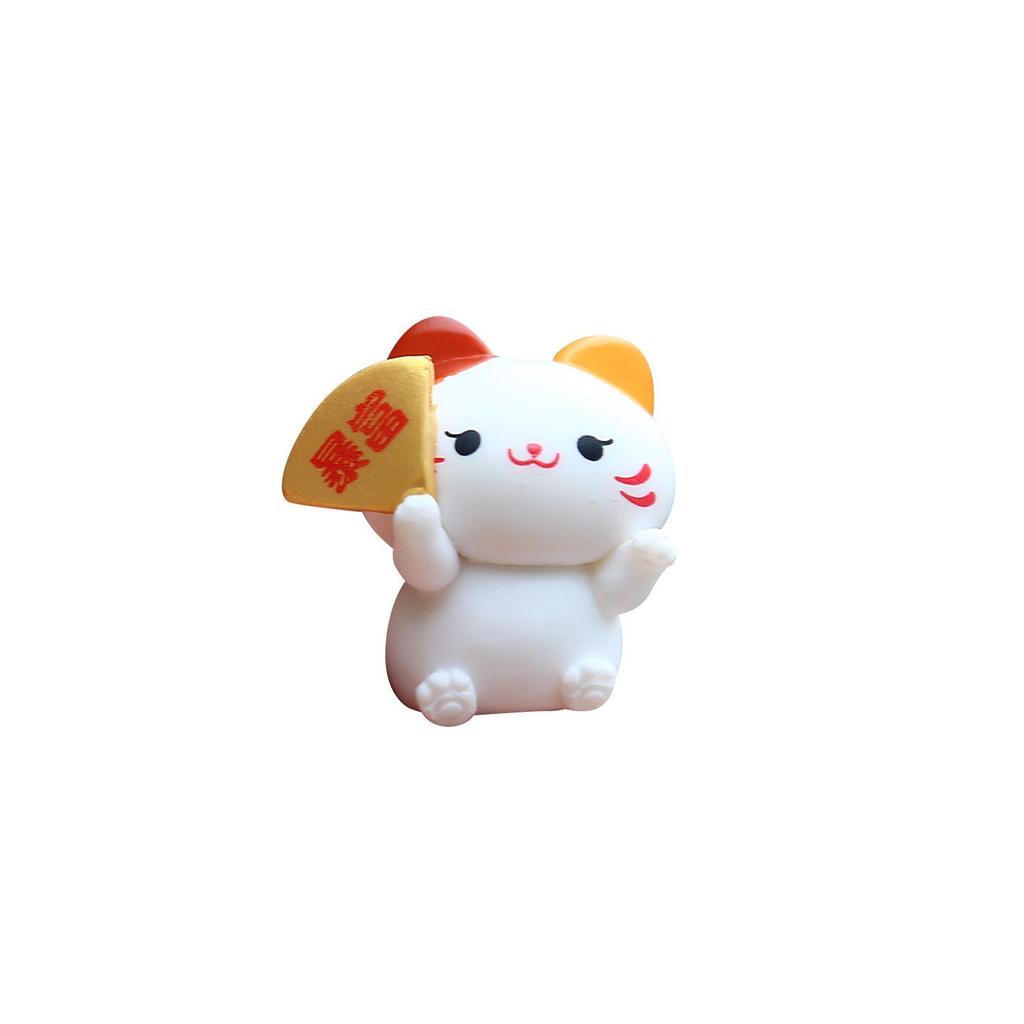 National Tide Lucky Cat Series: Trendy Cute Granules Figurines - Blind Box Cultural Gifts & Ornaments