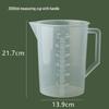 Thickened Plastic Graduated Measuring Cup for Kitchen and Lab Use