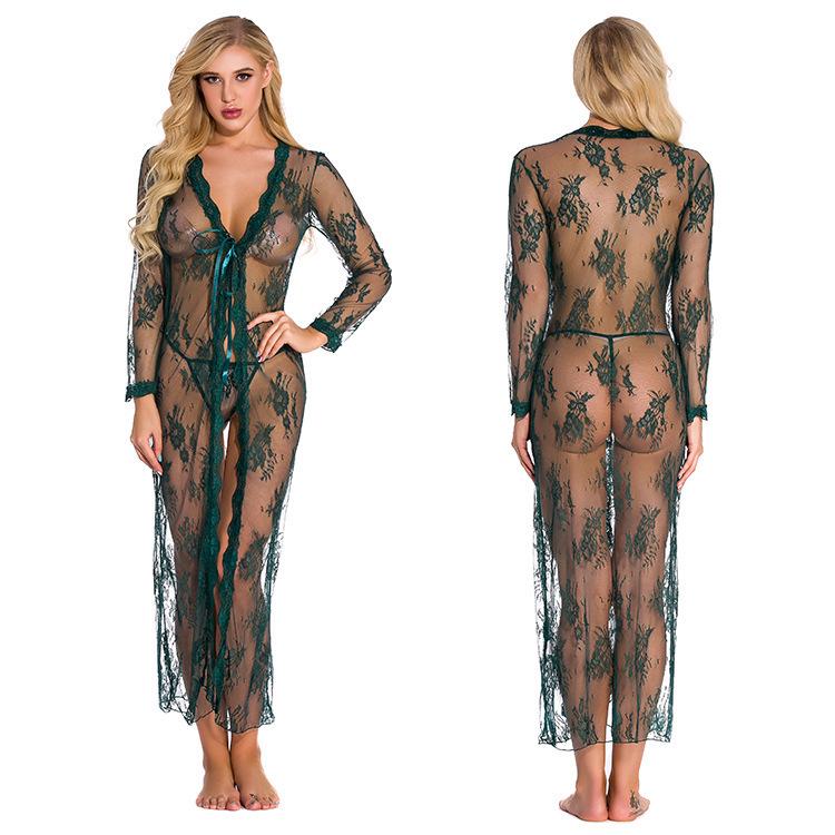 European & American Sexy Lace Women's Nightwear