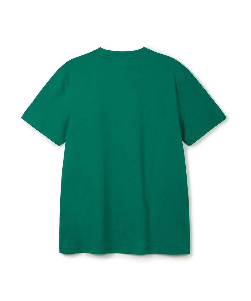 USPOLOASSN Cotton Short Sleeve Round Neck T-Shirt_Green