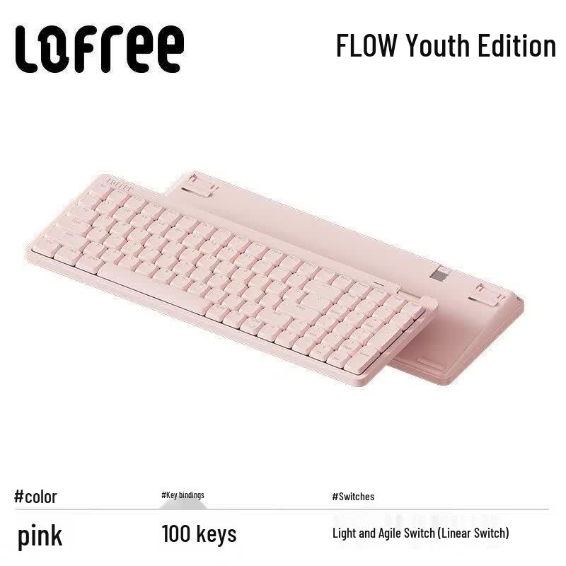 LOFREE OE922 100-Tasten Low-Profile Mechanische Tastatur