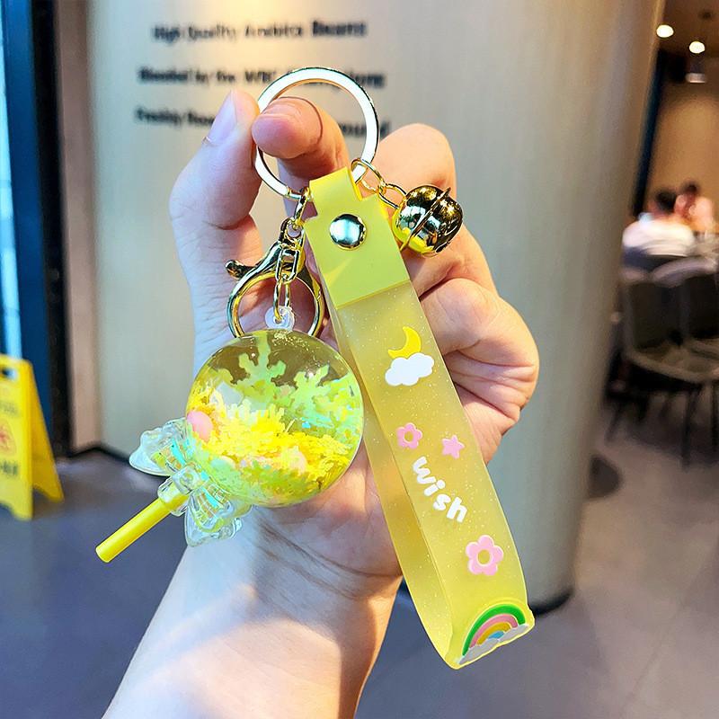 

Креативный брелок в виде бутылочки с жидкостью для дрифта с милыми мультяшными стилями и цветами StyleDD