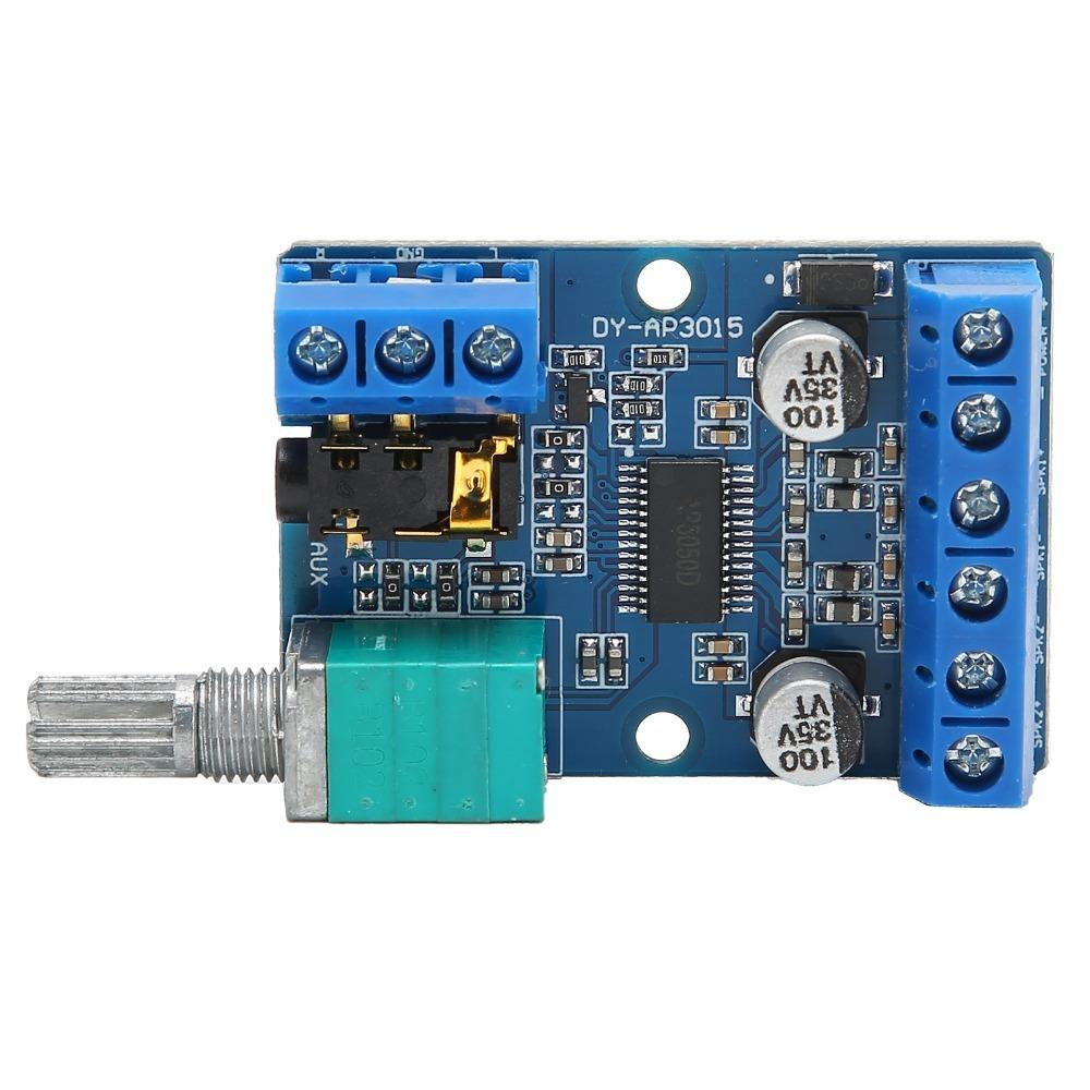 with Volume Control Stereo Dual Channel Module 12V/24V High-Power Amplifier Board DIY Module