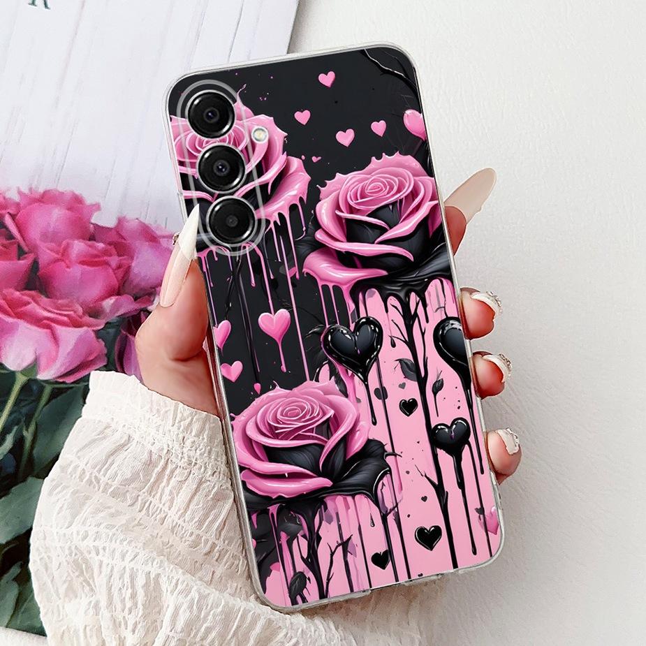 For Samsung Galaxy A17 5G Case SM-A176B New Cat Butterfly Painted Cover Soft Slim Phone Case For Samsung A17 A 17 5G Fundas Bags