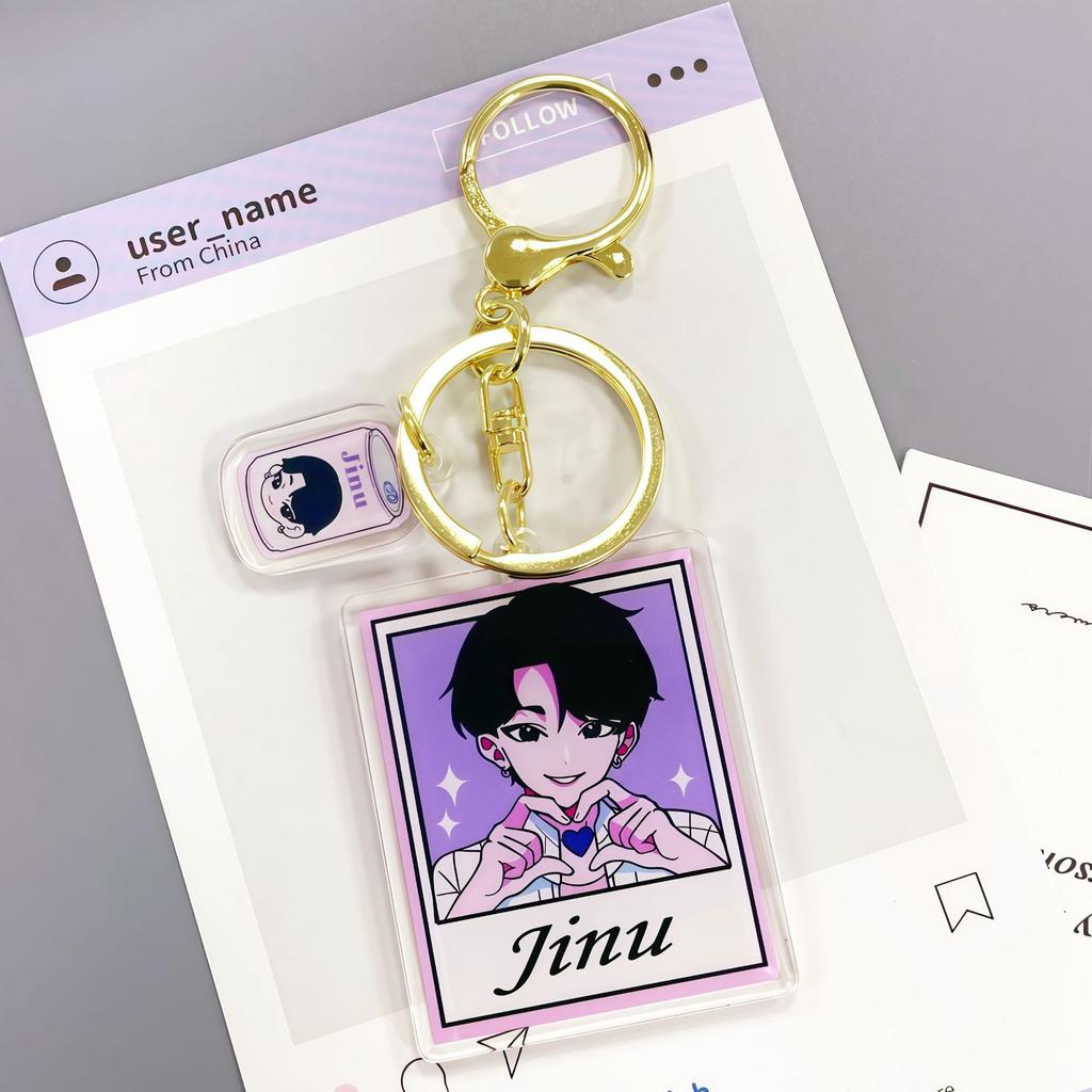 Hot Selling Witch Hunt Anime Peripheral Outdoor Student Backpack To Give To Friends Double-sided Spray Acrylic Keychain Fashion