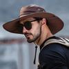Pălărie nouă de pescuit cu protecție solară, de vară, cu plasă respirabilă, șepci pentru camping și drumeții, pălărie de soare anti-UV, șepci pentru alpinism, pălărie Panama pentru bărbați