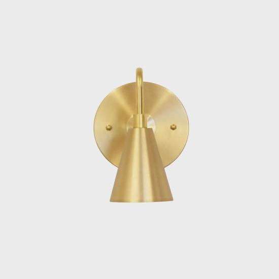 Handmade Brass Wall Sconce Mid Century Modern Vanity Light Decorative Item