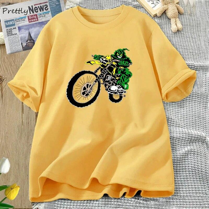 

Футболки Ferxxo Motor Feliz, летние хлопковые футболки с короткими рукавами и рисунком, уличная одежда в стиле хип-хоп, музыкальная футболка, женская одежда унисекс 4XL