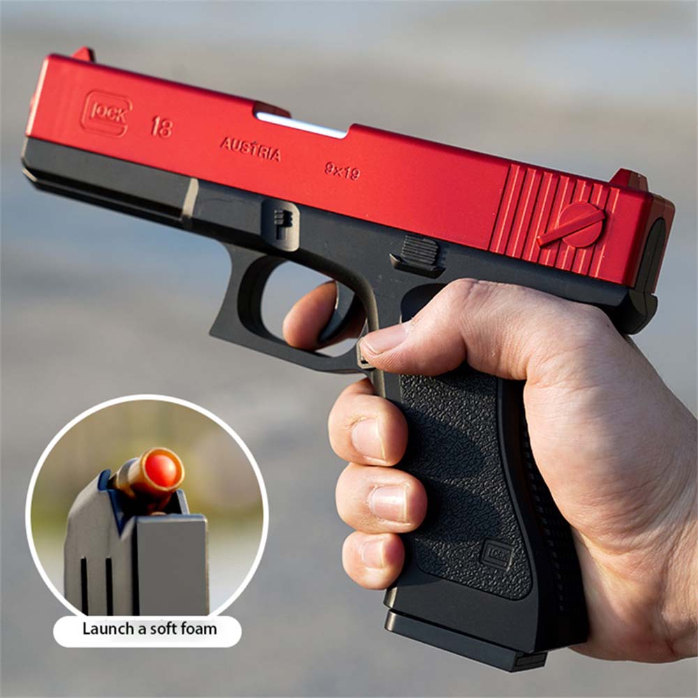 Soft Bullets Shell Ejection Toy Guns Blaster Pistol For Boys Christmas Birthday Gift