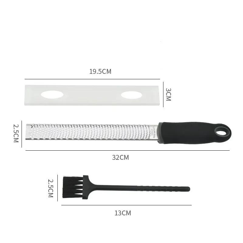 Stainless Steel Cheese Grater Plastic Anti Slip Handle Chocolate Lemon Fruits Grater Baking Tool Multifunction Kitchen Tools