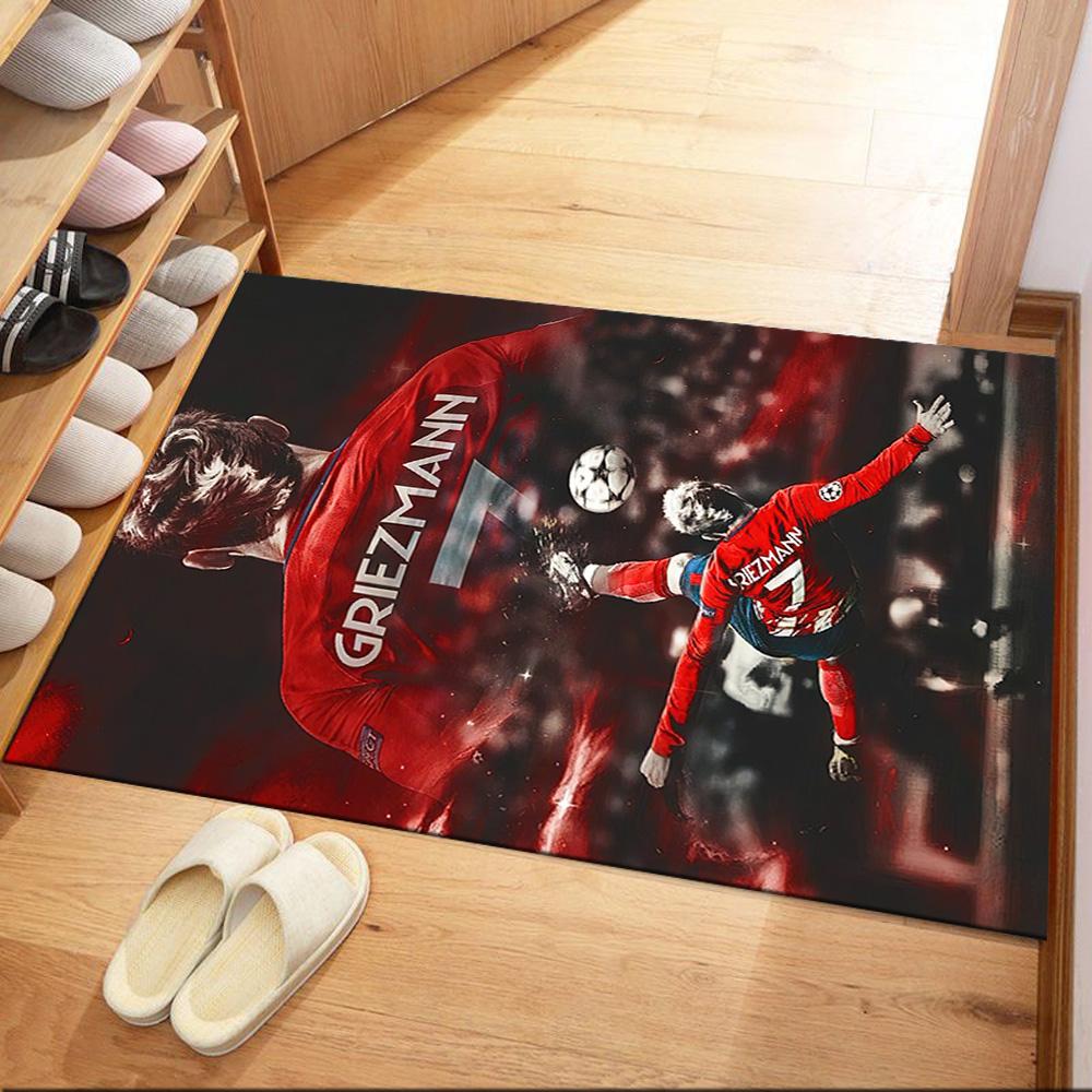 Atletico Madrid Floor Rug Office Rug Perfect For Hallway Outdoor Living Rooms Decorate Room Antislip Carpet Decorate Offices