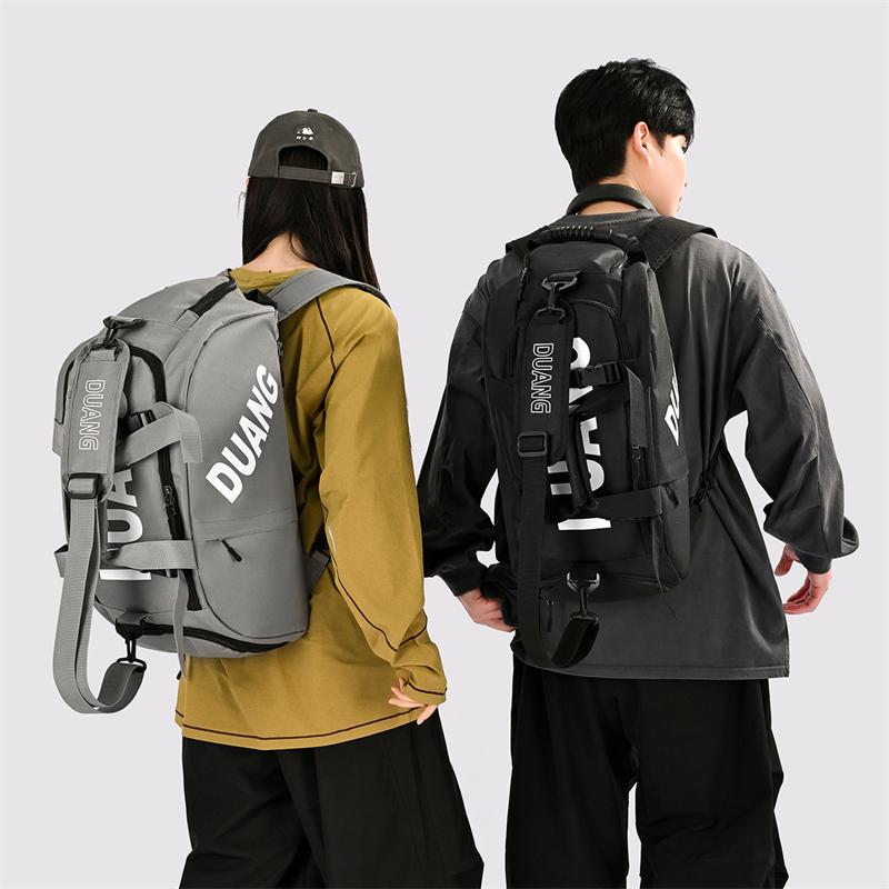 Unisex Nylon Backpack Large Capacity Travel Daypack Outdoor Sports Gym Bag