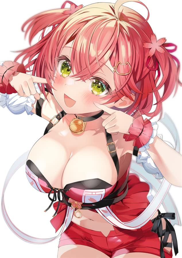 Hololive Illustration Collection Sakura Miko, Suisei Hoshimachi, and Lamy Yukihana "HOLO BOX" 100-page collection