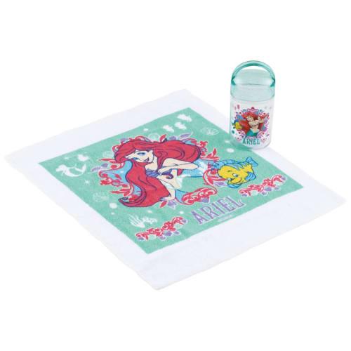 

Skater Antibacterial Hand Towel Set with Case, Disney Ariel 22, Made in Japan, 32 x 30.5 cm (OA5AG-A)