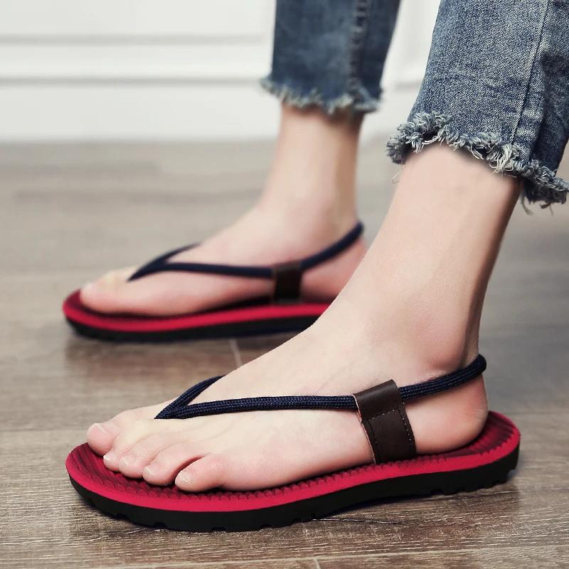 Fashion Men's new flip flops super comfortable and fashionable men's flip flops summer beach flip flops men's fashionable breathable
