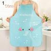 BH Women Cute Cartoon Waterproof Apron Kitchen Restaurant Cooking Bib Aprons Accessories
