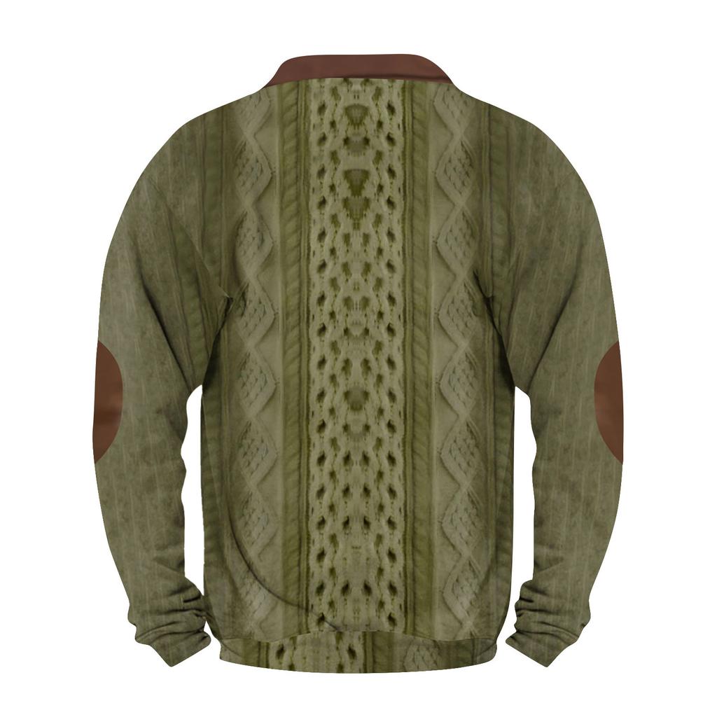 Lässiges Retro-Sweatshirt mit Farbverlauf für Herren