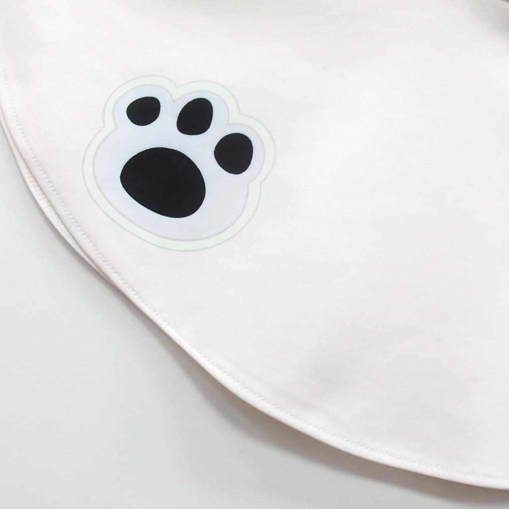 Kids Girls Super Star POP Stage Singer Hunters Mira Bear Print Mesh Ruffle Sleeveless Princess Dress