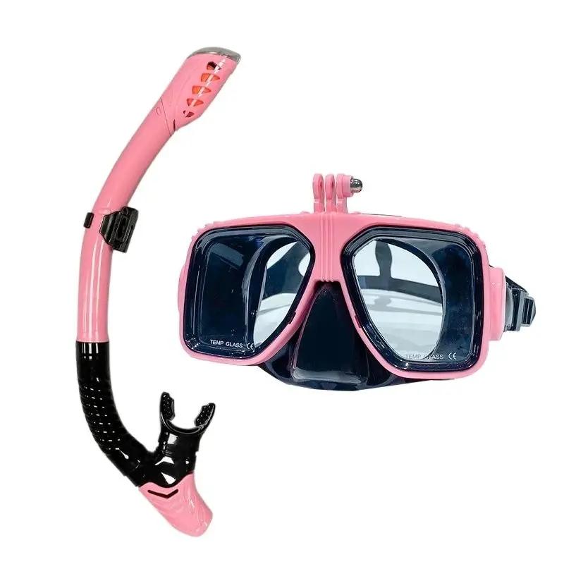 HB Diving Kit Diving mask for underwater action camera GoPro Professional swimming goggles Adult snorkeling hose