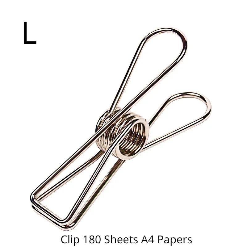 2 teile/satz Metall Binder Clip Büro Schule Schreibwaren Papier Clips Datei Dokument Management Clips Organizer