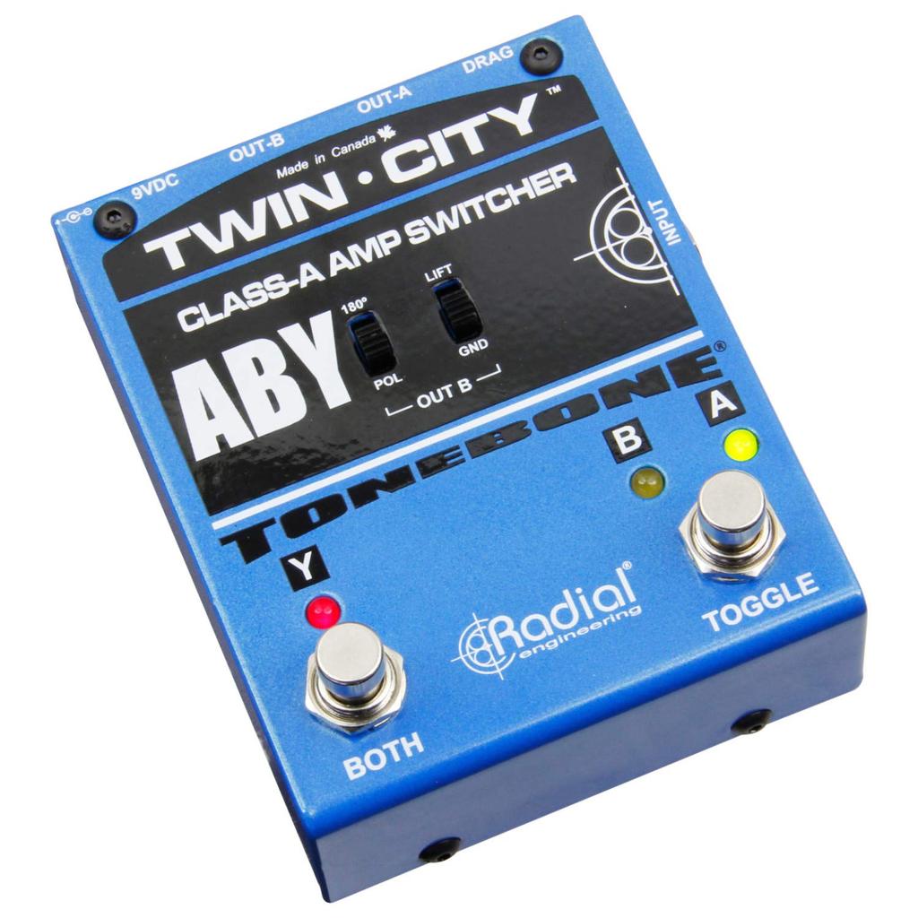 RADIAL Bones TwinCity Y Amp Switcher A/B