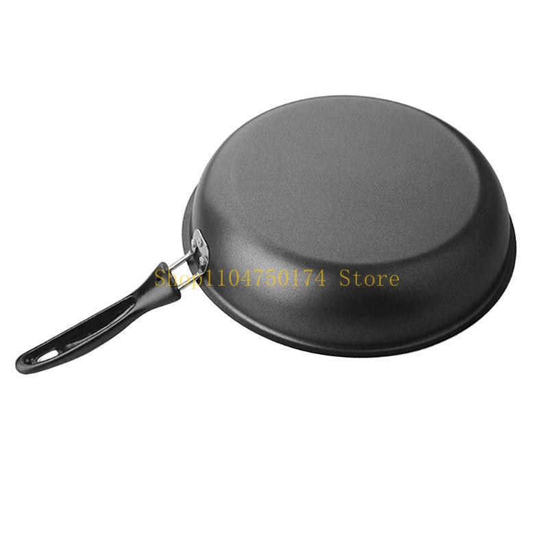 Mini Cooking Pan Non-Stick Iron Frying Pan for DuPont Coating Portable Long Hand top sale
