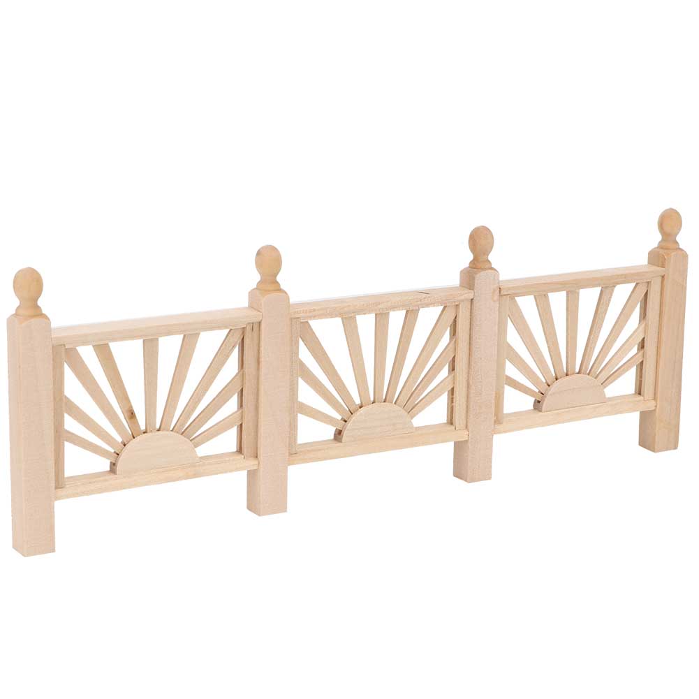 1:12 Doll House Miniature Handrail Garden Accessory Balcony Decoration Toy