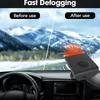 Car Defroster Windshield Heater Rotating Quick 12V Defroster Portable Electronic Auto Heater For Driving Travel Winter Morning