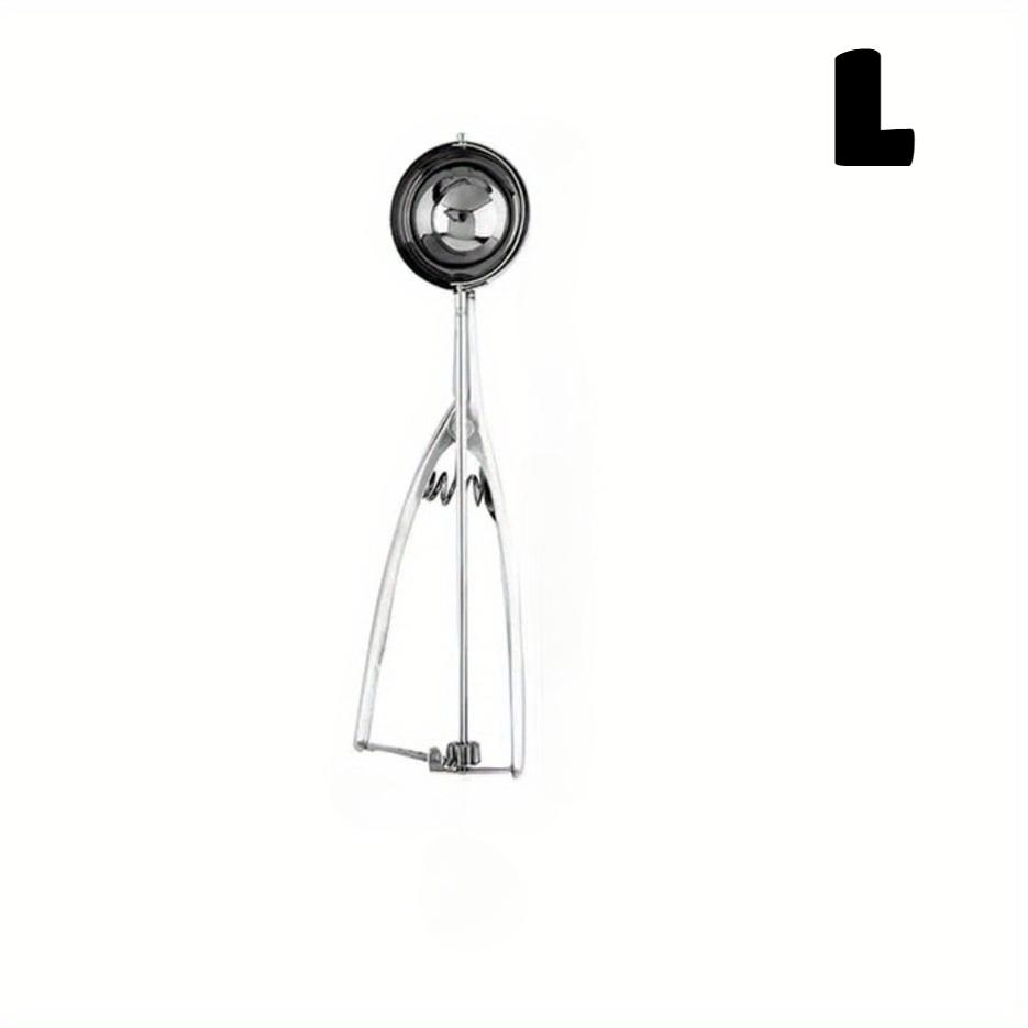 1/3pc Multi-Size Ice Cream Scoop with Spring Handle Dessert Shop Ice Cream Scooping Tool Stainless Steel Home Ball Potato Scoop