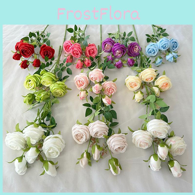 Mini Flower Artificial Rose Wedding Hotel Restaurant Desktop Decoration Ornament