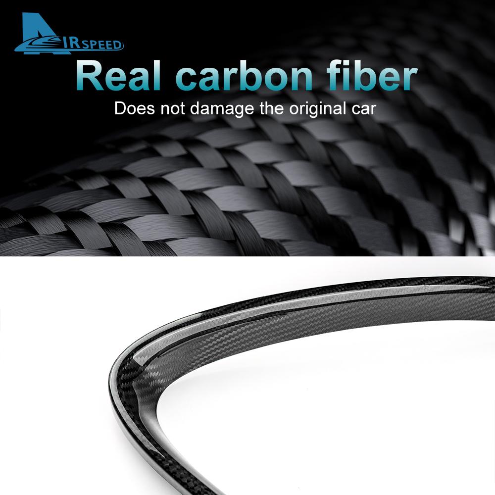 For Alfa Romeo Giulia 2017 2018 2019 2020 Real Hard Carbon Fiber Sticker LHD RHD Car Grille Decorative Frame Trim Accessories