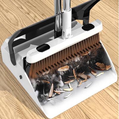 Lilang Anti-Hair Flip-Cover Broom & Dustpan Set