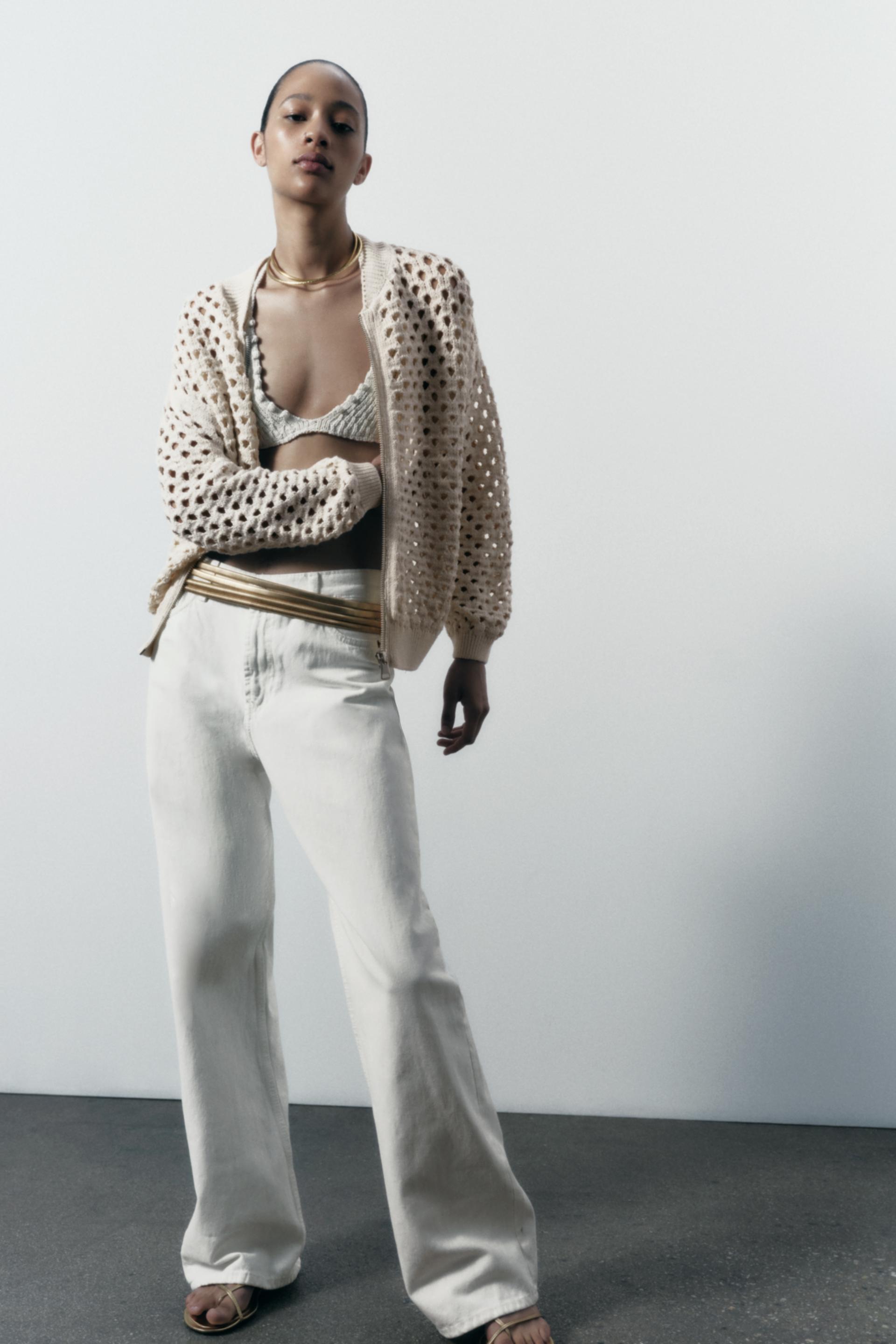 

KNIT CUTWORK BOMBER JACKET