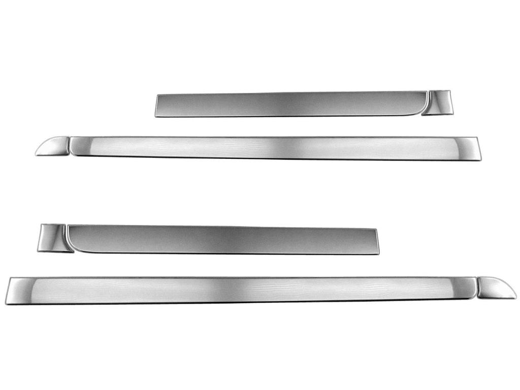 BRIGHTZ Finish Stainless Steel Plated Side Door Moulds for Toyota Dayz Roox B21A Ultra-Mirror (8-Piece Set) [SID-MOL-121]