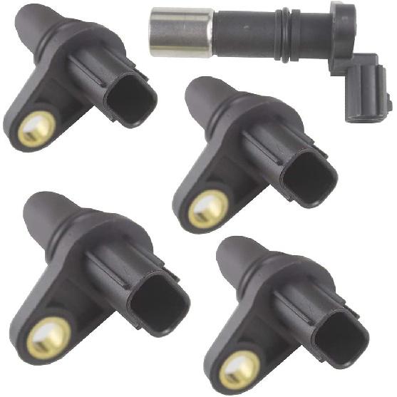 5pcs Crankshaft + Camshaft Position Sensor Kits for 2007-2018 Lexus ES350; 2007-2008 2011-2013 Lexus RX350; 2009 2012-2013 Toyota Venza 3.5L