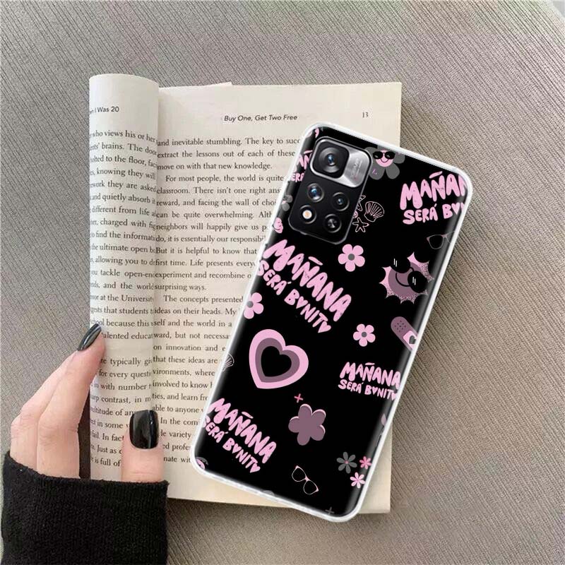 Karol G Manana Sera Bonito Phone Case For Xiaomi Redmi Note 14 Pro 12 Plus 12S 10 11 Pro 4G 5G 9T 9S 8T 10S 11T 11S 11E 9 8 Coqu