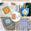 A84E-12X16 Inch Macrame Board And Pins Kit With Metal Adjustable Holder For Braiding Cording Bracelet