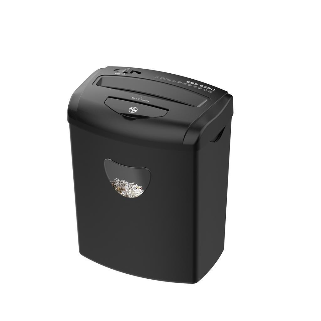 Paper Shredder for Home Office, 10-Sheet Cross Cut, P-4 High Security, 5.5 Gallon Bin, Anti-Jam, Quiet, Shreds Credit Cards/Staples/Clips