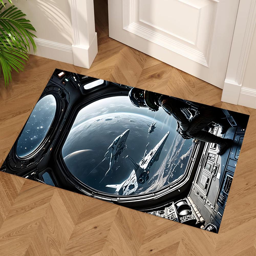 Star Wars Floor Mat Design for Kitchen Living Rooms Dormitory Game Room Antislip Carpet Anime Office Decor Best for Christmas