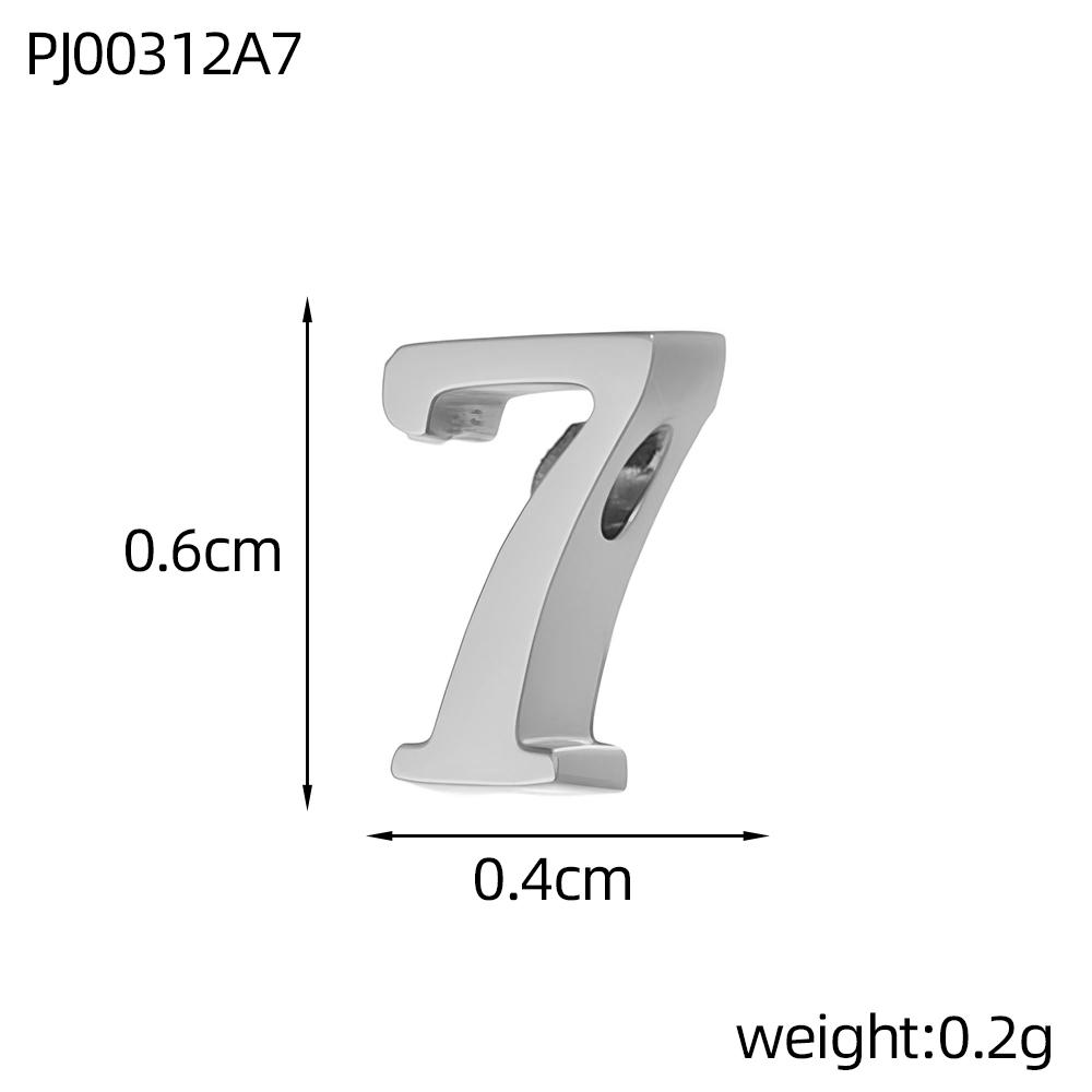 CARLIDANA Hot Sale Anniversary Stainless Steel Jewelry Creative Gold Color Silver Arabian Numbers Pendant Necklace Gifts Women