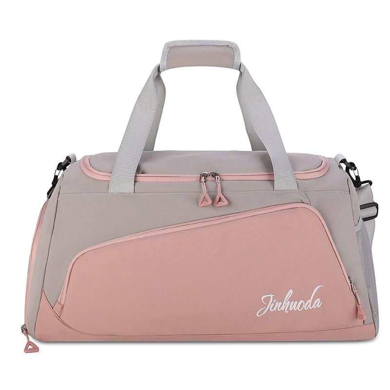 

Дорожная сумка на короткие расстояния, женская сумка, ручная для деловых поездок, большая вместимость, легкая, для спорта и фитнеса, небольшой багаж, дорожная сумка для хранения вещей 53x27x49cm серый
