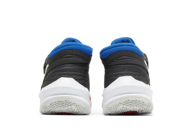 Nike Team Hustle D10 FlyEase GS 'University Red Game Royal'