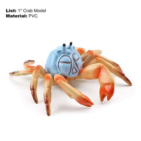 Simulation Animal Model Vivid Intelligence Development Solid Aquarium Miniature Crab Cognition Education Toy for Home