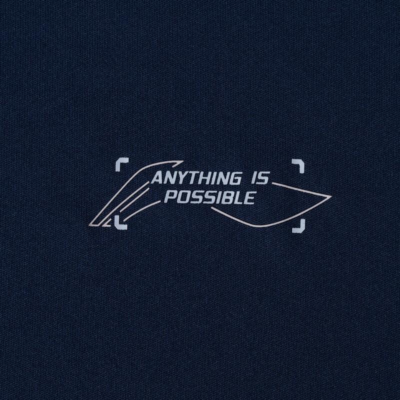 LI-NING Summer New Men's Short Sleeve T-Shirt Lightweight Breathable Comfortable Crew Neck Simple Fashion Casual Sports T-Shirt