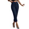 2026 New European and American Cross-border Amazon Foreign Trade Solid Color High Waist Drape Straight Simple Suit Nine-point Pants Women's Clothing