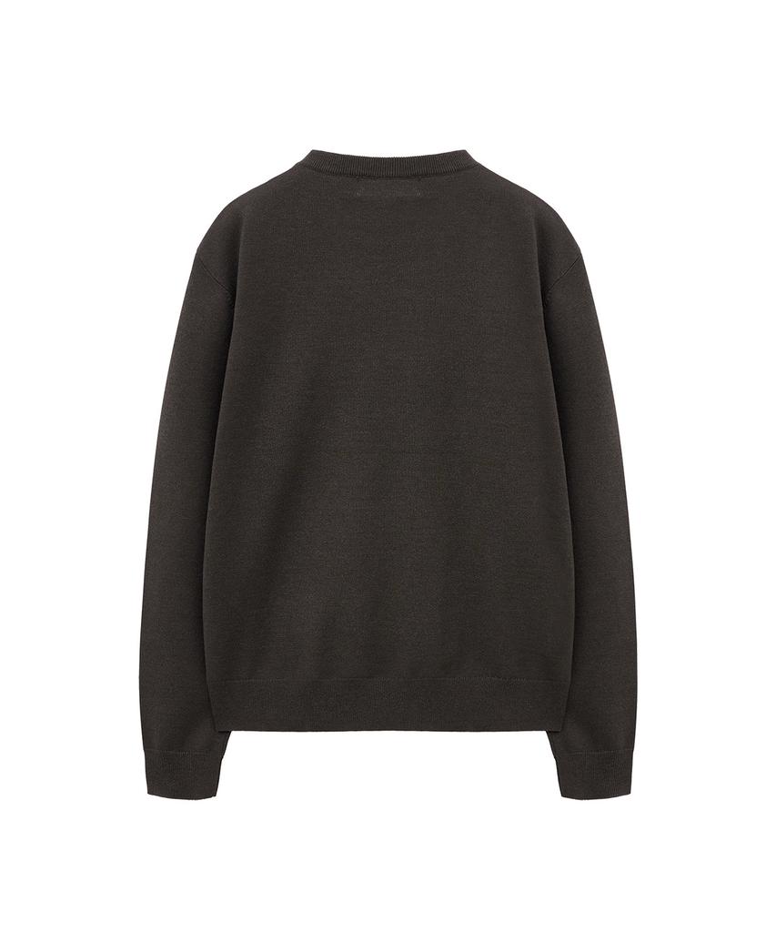 BIG UNION Classic Crewneck Knit (Gray)