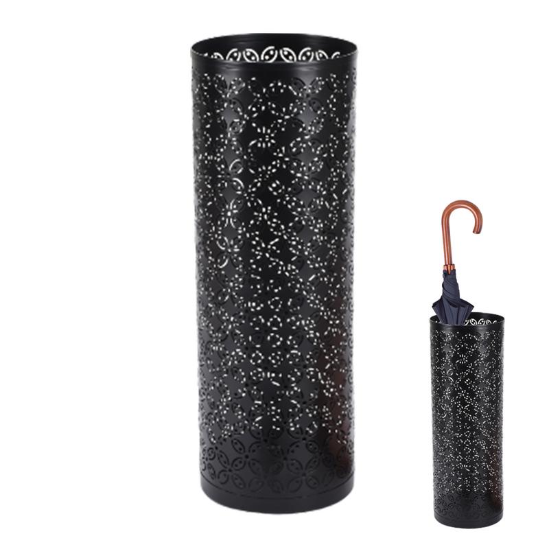 Umbrella Holder For Entryway Metal Round Umbrella Stand Rack Home Must Have Umbrella Bucket For Porch Dormitory Offices Entrance